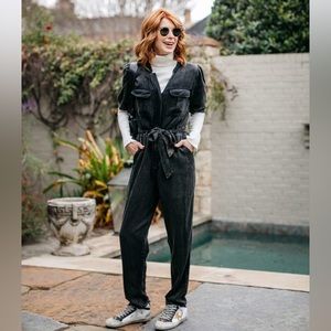 Mauby EVERYDAY JUMPSUIT in Washed Black